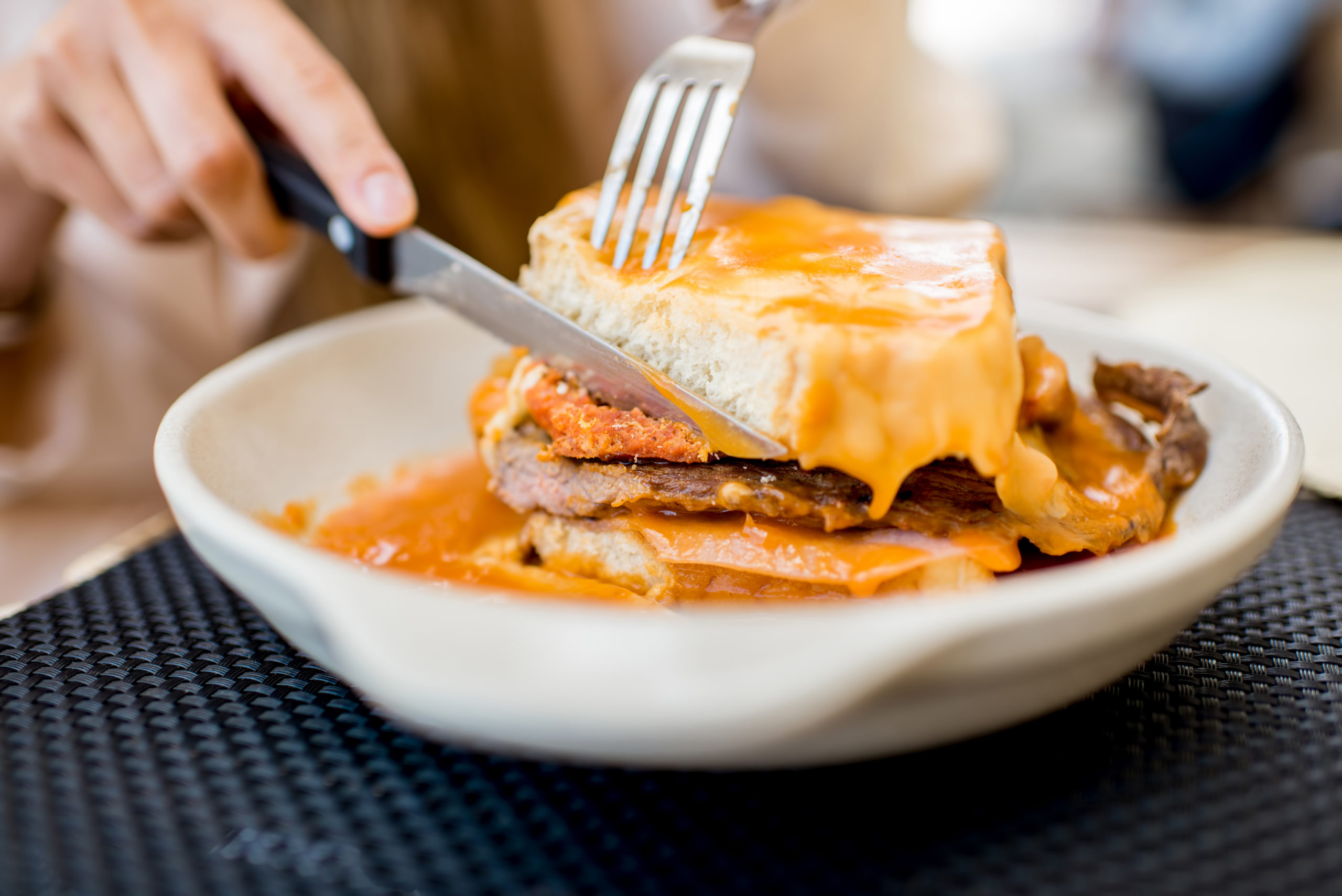 Eating Francesinhas in Porto